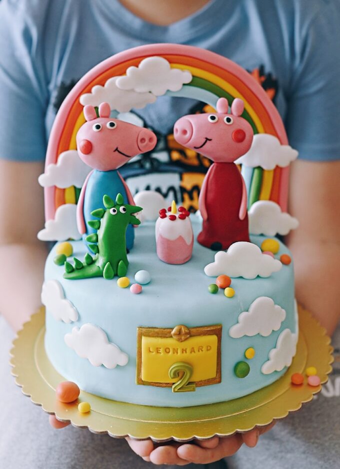 peppa tort ümmargune suhkrususlik